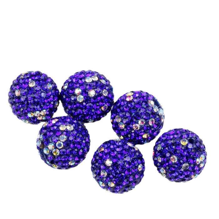 Wholesale Polymer Clay Diamond Ball Beads JDC-BDS-JinWD002