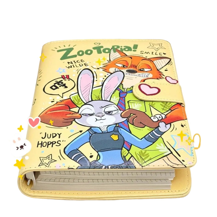 Wholesale Cute Cartoon A6 Softcover Magnetic Loose-Leaf Notebook