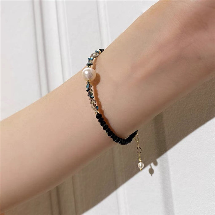 Wholesale Pearl necklace three piece set temperament fine bracelet