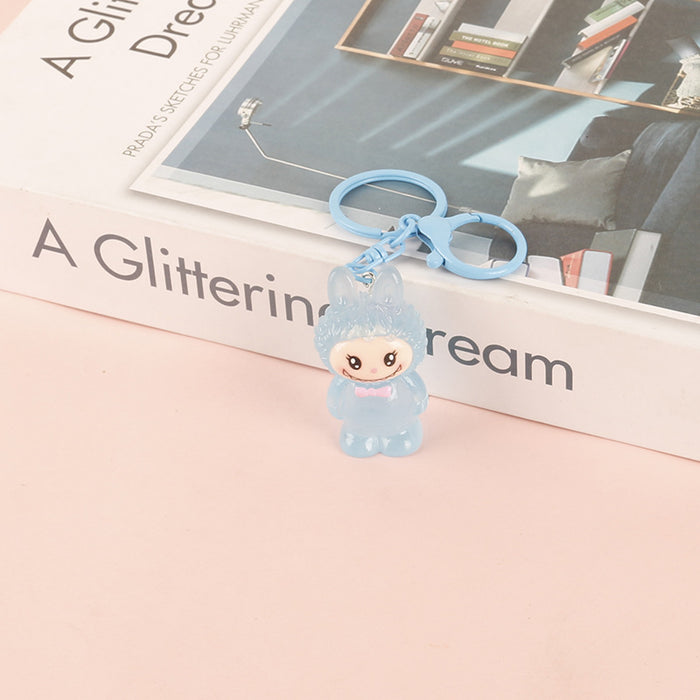 Wholesale Creative Cartoon Keychain Pendant Resin Luminous Doll Accessories Small Gifts Wholesale