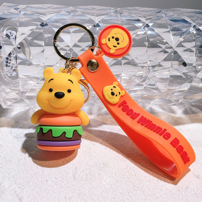 Wholesale Cartoon doll keychain,  cute bag charm,  silicone