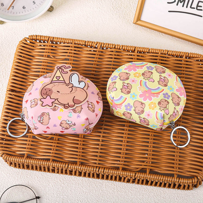 Wholesale Wallet Portable Storage Bag Capybara Pendant Small Backpack Claw Machine