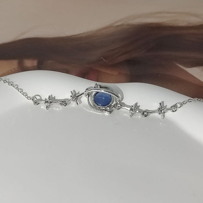 Wholesale Blue Planet bracelet ins niche design luxury new jewelry women