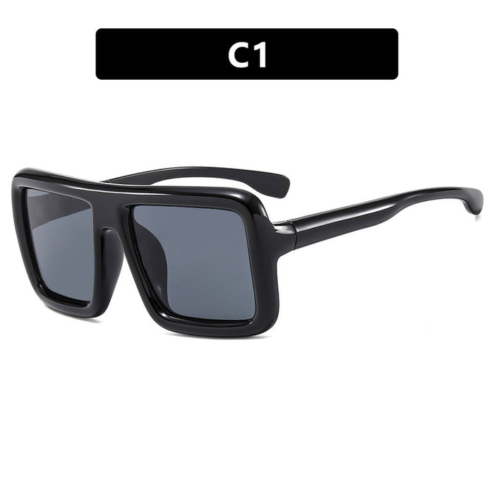 Wholesale Large Frame UV-resistant PC Sunglasses for Women JDC-SG-PLS128