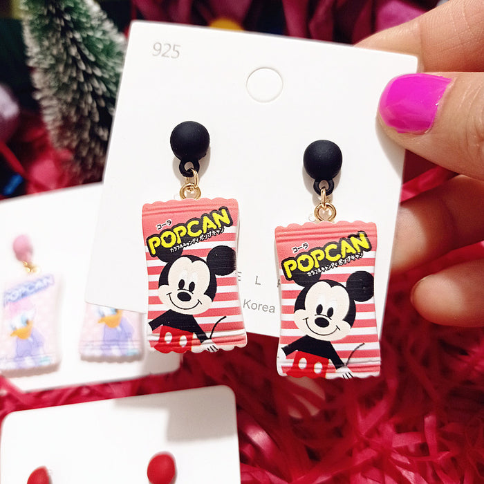 Wholesale Cute Resin Cartoon Earrings JDC-ES-Xiaox014