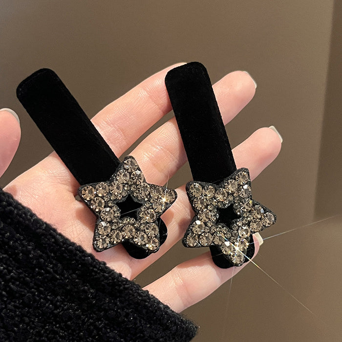 Wholesale Hairpin Side Clip Headwear Bangs Clip Rhinestone bb Clip Women's Hair Accessories