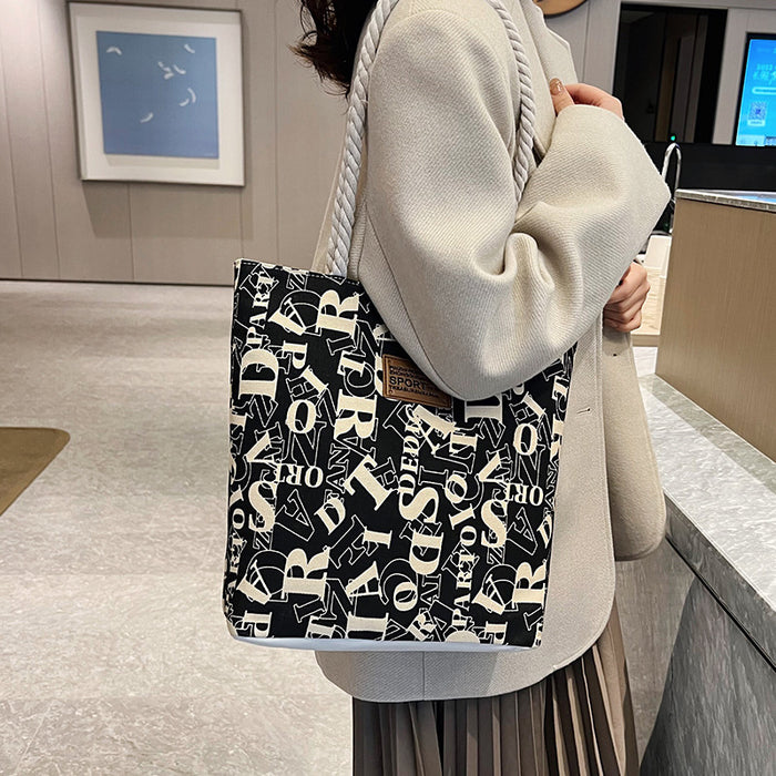 Wholesale Canvas Bag Women' s Bag Versatile Mobile Phone Lunch Tote Bag Girl' s Small Cloth Bag for Work