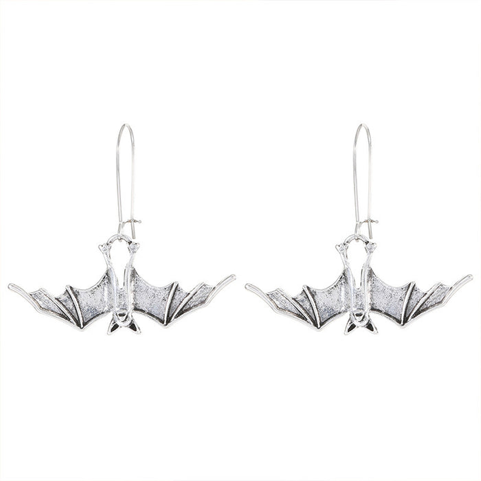 Wholesale Cartoon Bat Pendant Alloy Earrings JDC-ES-Rulong003