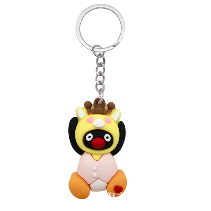 Wholesale 10pcs  Penguin keychain doll pendant bear keychain doll car bag pendant