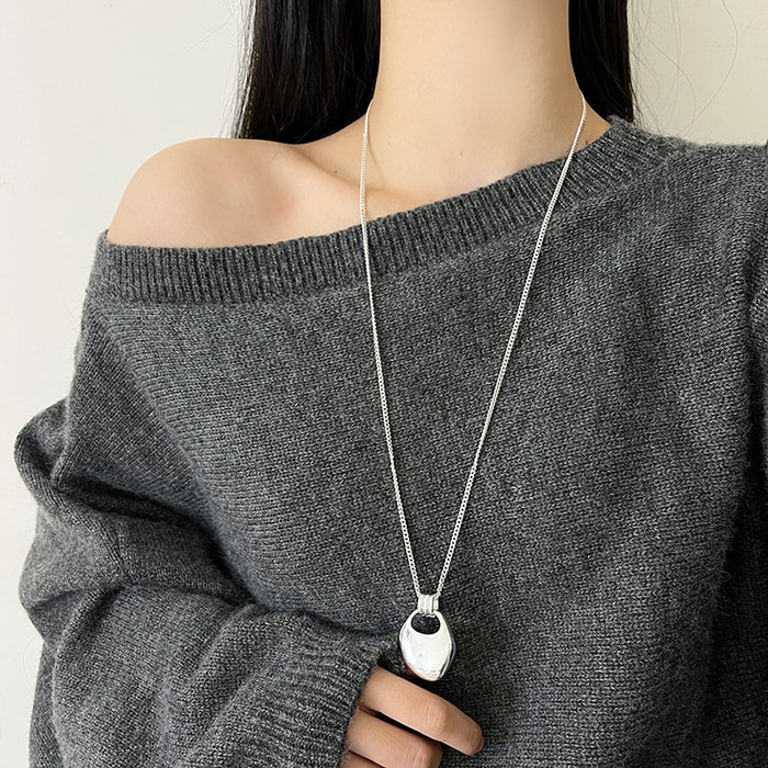 Wholesale Long necklace women's niche cold style sweater chain versatile accessories