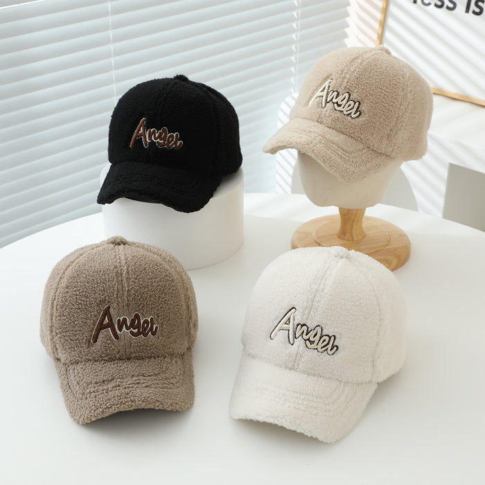 Wholesale Trendy Winter Warm Kids Baseball Cap Khaki Curved Brim Soft Top Boys Girls Hat