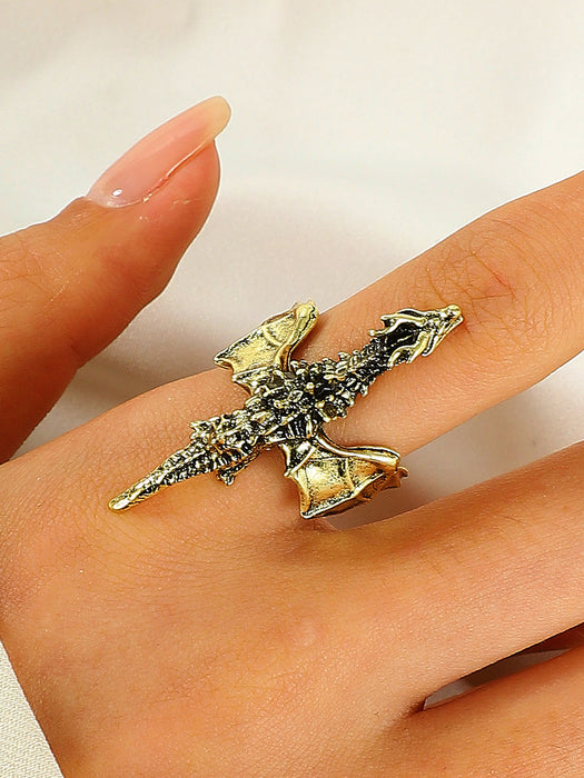 Wholesale Retro Dragon Dripping Oil Enamel Brooch Accessory Gift
