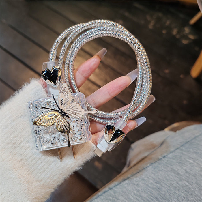 Wholesale 3D Butterfly Charger Protective Case 20W