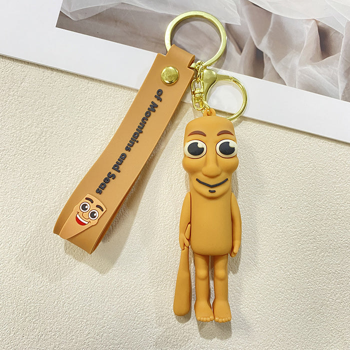 Wholesale Wooden Stick Man Bigfoot Tree Shark Doll Pendant