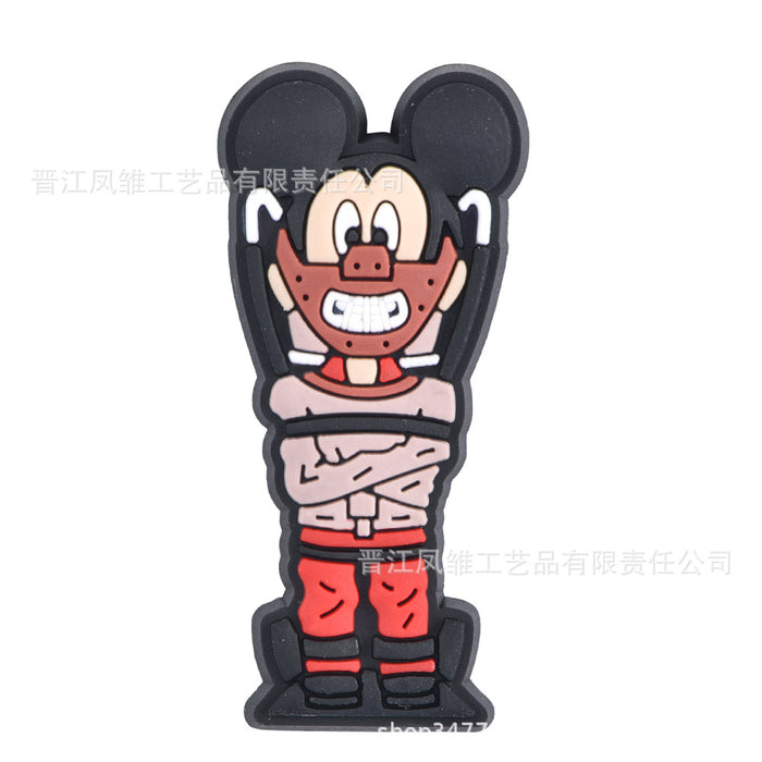Wholesale 50pcs  Shoes Charms shoe buckle cartoon character decoration accessories