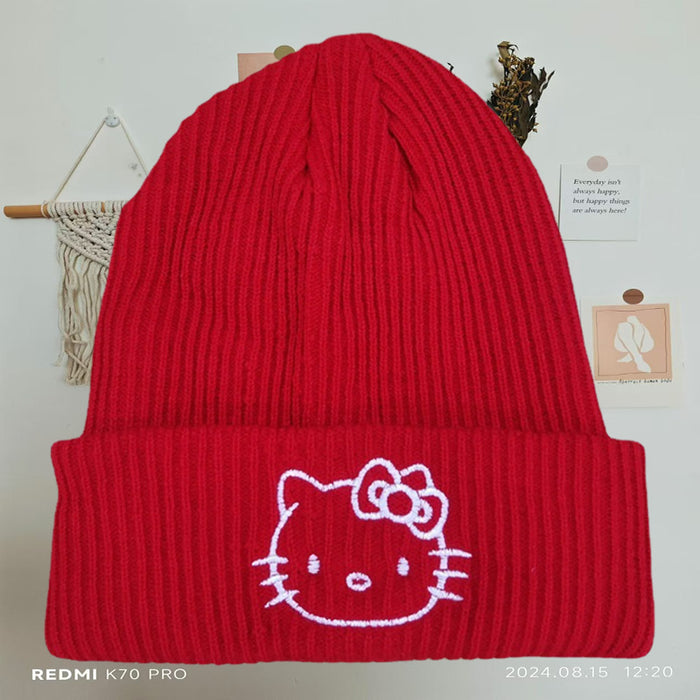 Wholesale All-match Pullover Hat Cat Warm Hat Cute Hat