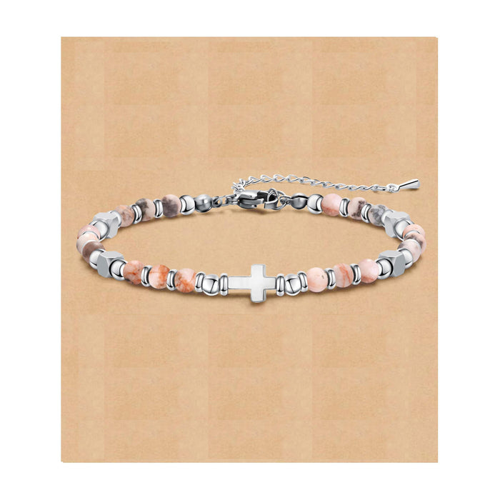 Wholesale Bohemian Style Couple Natural Stone Beaded Bracelet