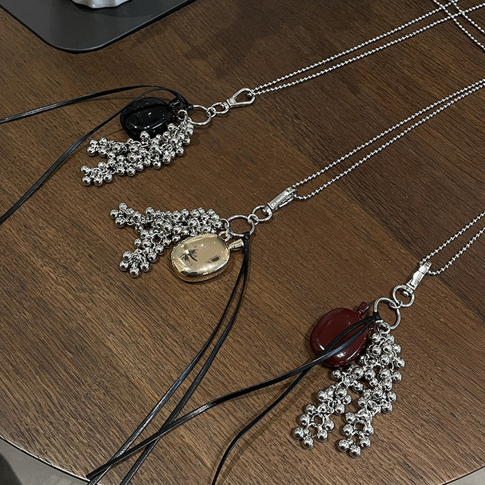 Wholesale Water bottle pendant necklace crossbody bag pendant women's accessories niche design sweater chain