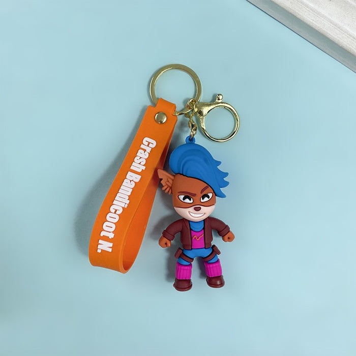 Wholesale Creative Game Animation PVC Soft Glue Keychain JDC-KC-JinB024