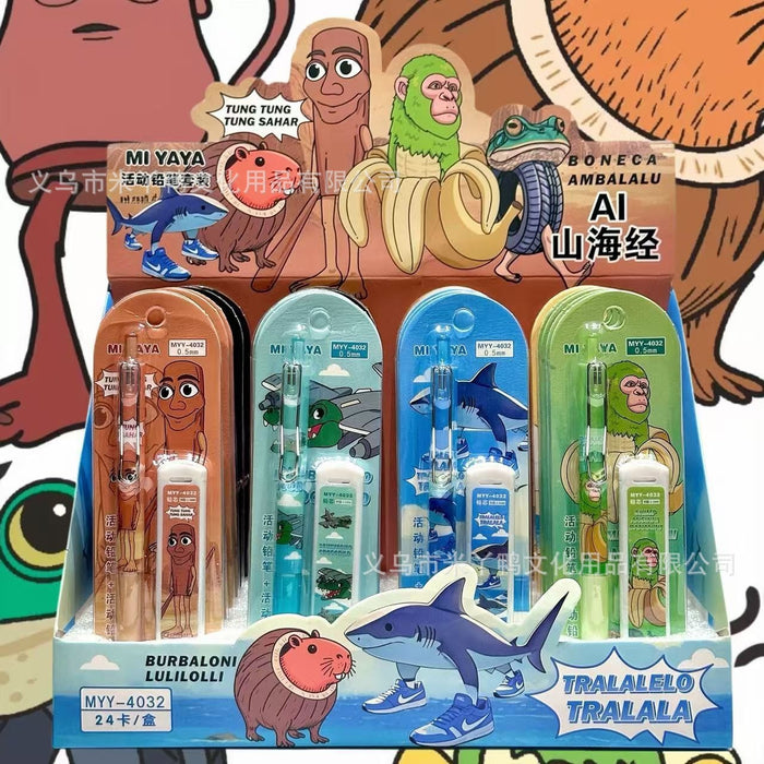 Wholesale Cartoon Cat Mechanical Pencil Automatic Pen 0.5mm