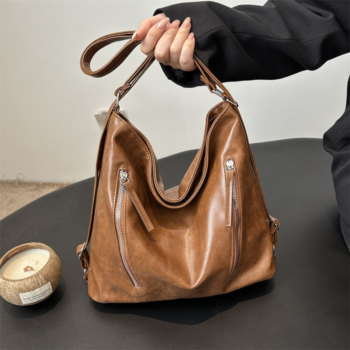 Wholesale New trendy and large capacity single shoulder bag for niche backpacks, commuting tote bag