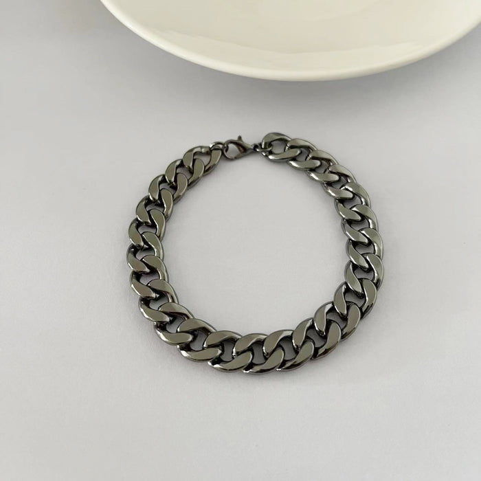 Wholesale Cuban Chain Bracelet Men's Hiphop Trendy Cool Bracelet JDC-BT-YG001