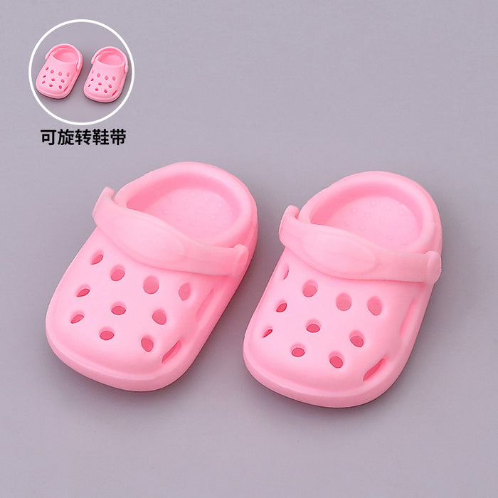 Wholesale Hole shoes 10cm 15cm cotton doll accessories toys
