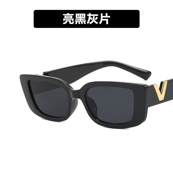 Wholesale Fashion Glasses, Personalized Polygonal Sunglasses, Retro Small Frame Sunglasses, Trendy