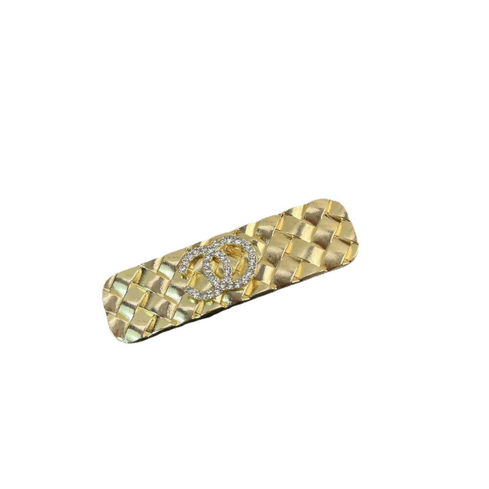Wholesale Letter Diamond Alloy Hairpin (F) JDC-HC-WanQ022