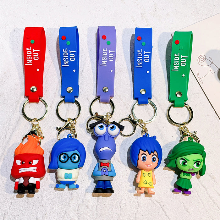 Wholesale PVC Cartoon Three-dimensional Keychain JDC-KC-Qiwei029