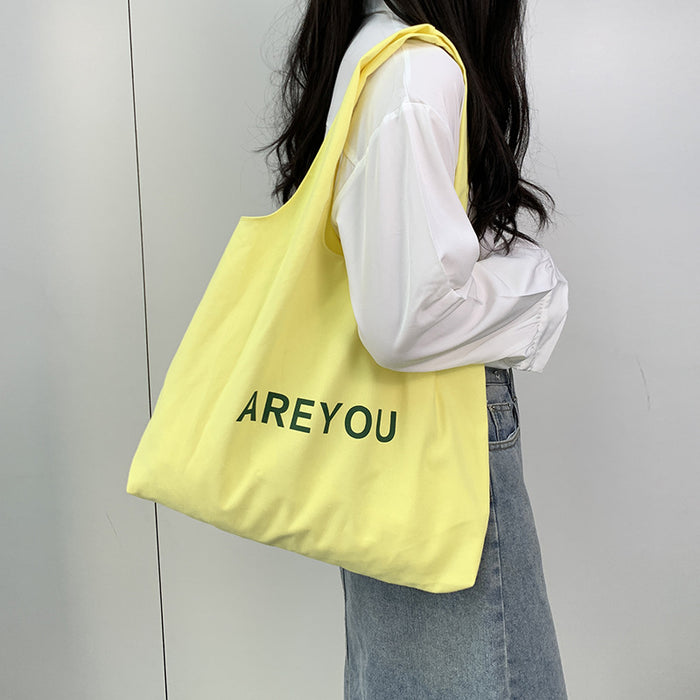 Wholesale Niche canvas bag, letter bag, shoulder bag