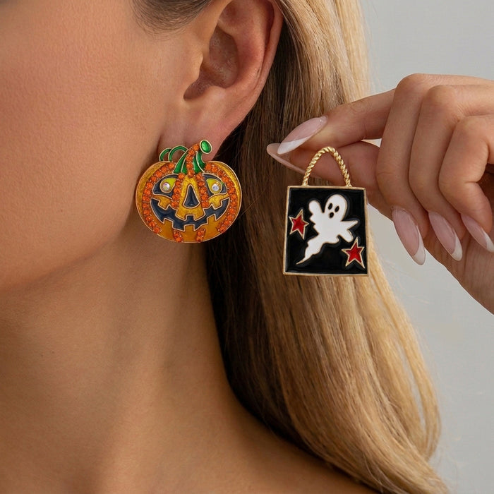 Wholesale Ghost Tassel Earrings Alloy Party Jewelry Accessory
