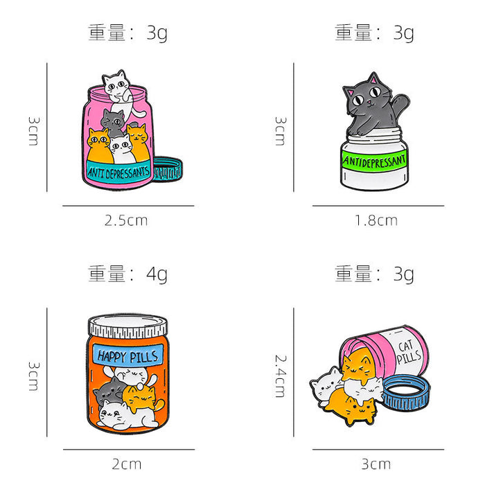 Wholesale Sweet little fragrant wind cat Brooch