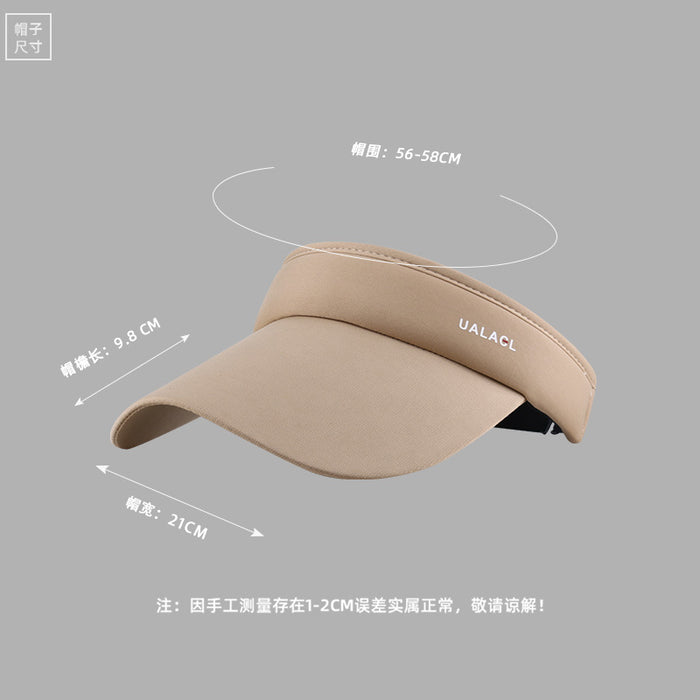 Wholesale Sunshade hat for men, empty top hat, fishing, UV protection, outdoor sports, ice silk sun hat