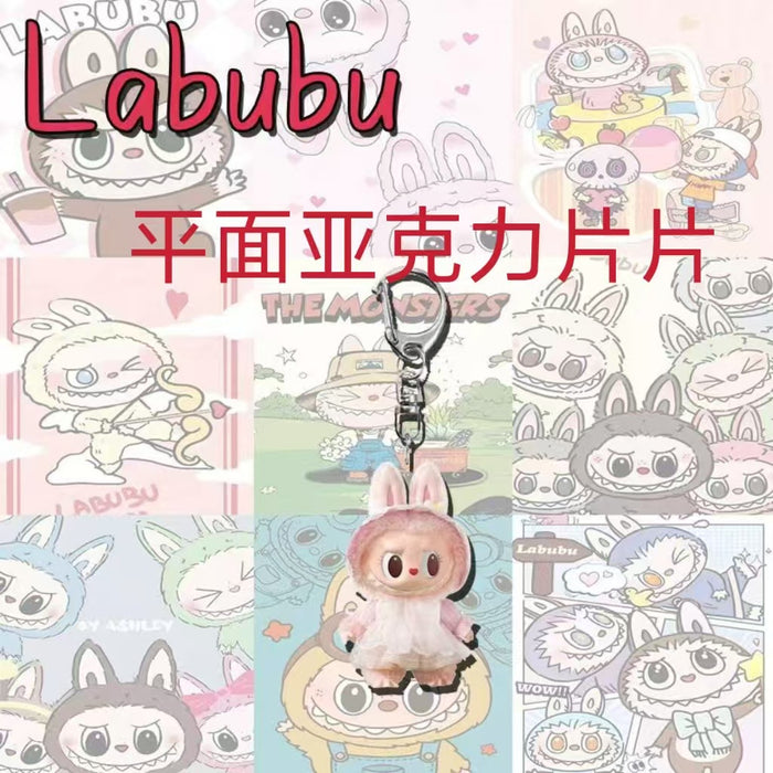 Wholesale Little Sheep Keychain Cute Cartoon Acrylic Personalized School Bag Pendant Keychain Gift