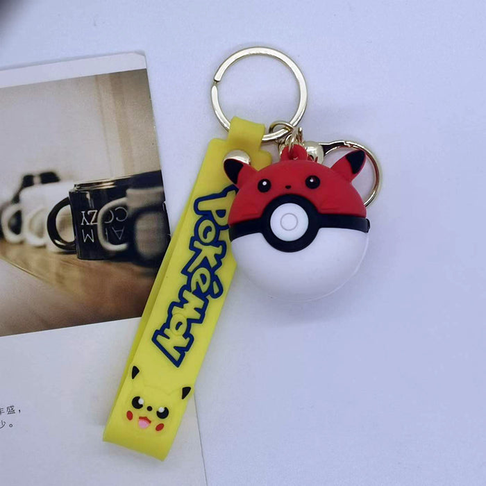 Wholesale Cartoon without lights elf ball key chain pendant bag car key chain accessories gift