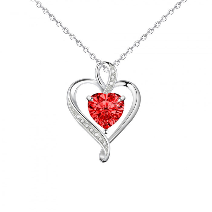 Wholesale Heart-shaped diamond necklace