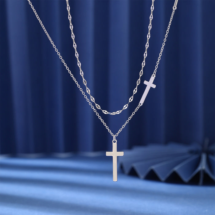 Wholesale Cross Series Copper Pendant Necklace