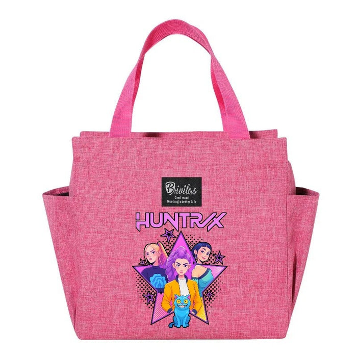 Wholesale Cute Cartoon Insulated Lunch Bag for Hot and Cold Handbags