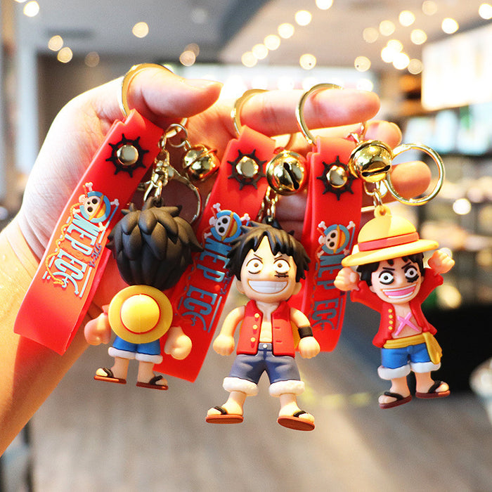 Wholesale Silicone Cartoon Doll Keychain JDC-KC-MingT153