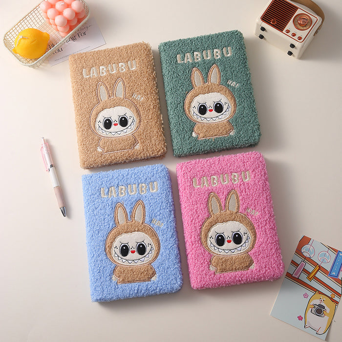 Wholesale New cartoon  plush notebook Creative cute children' s notepad student handbook