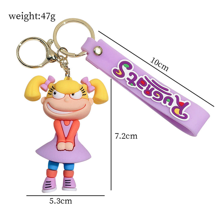 Wholesale cute cartoon character key chain  bag pendant