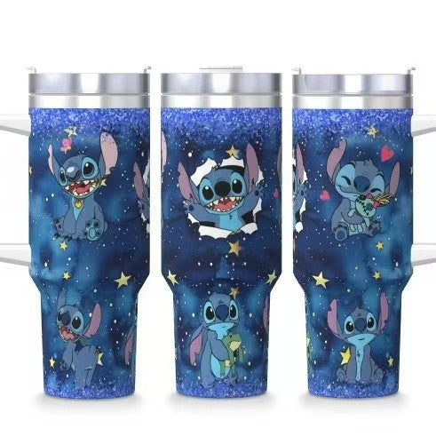 Wholesale 40oz tumbler ice bullies cup Portable insulated mug with handle