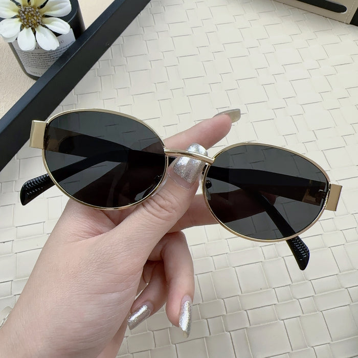 Wholesale Sunglasses Oval Retro Style Small Frame Fashion Sunglasses