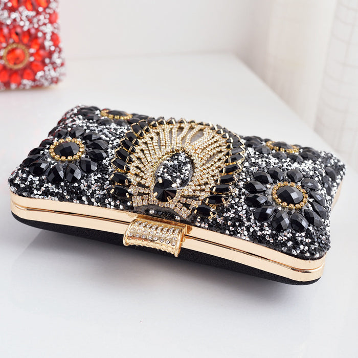 Wholesale Diamond Party Bags Rhinestone Evening Bags Handbags JDC-HB-YiX001