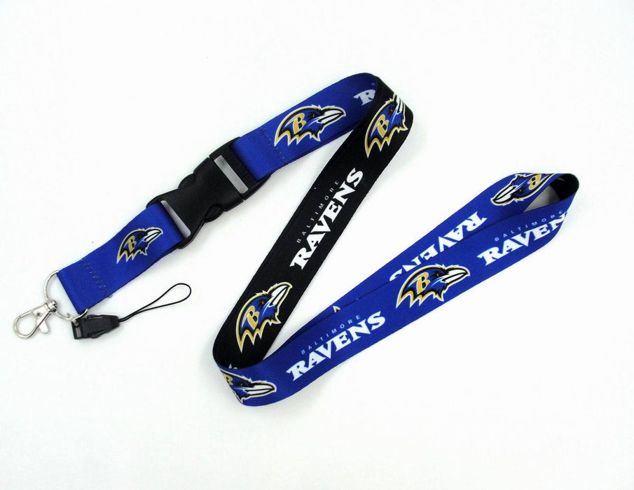 Wholesale Heat transfer rugby team lanyard club/ badge/ key/ work permit/ mobile phone sling buckle lanyard