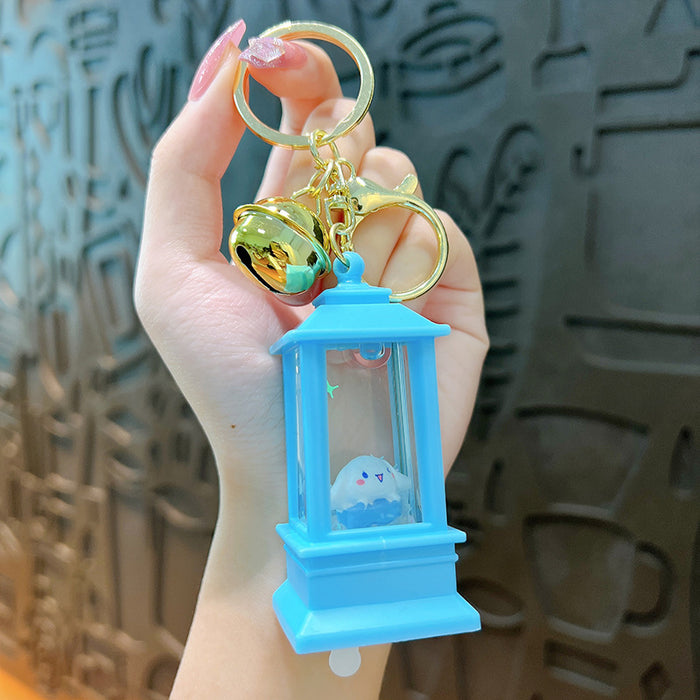 Wholesale Acrylic Cartoon with Light and Oil Keychain JDC-KC-YanG022