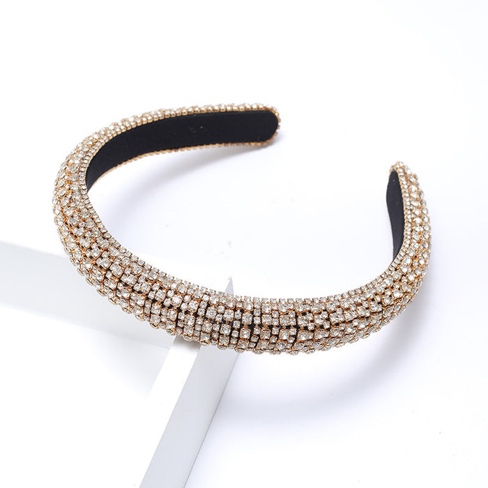 Wholesale Fine rhinestone headband Baroque headdress summer high-end hair accessories