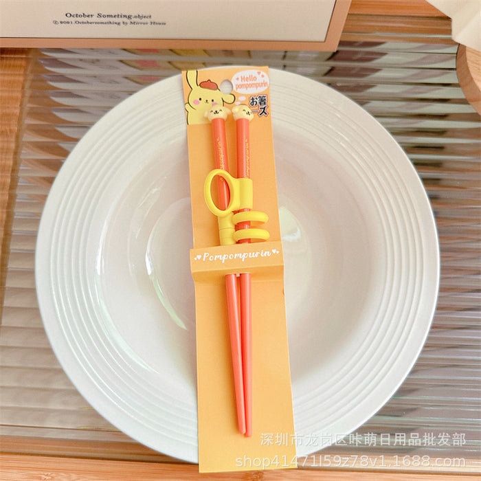 Wholesale Cartoon Learn Chopsticks Training Chopsticks  Toddlers Auxiliary Practice Chopsticks Baby Chopsticks