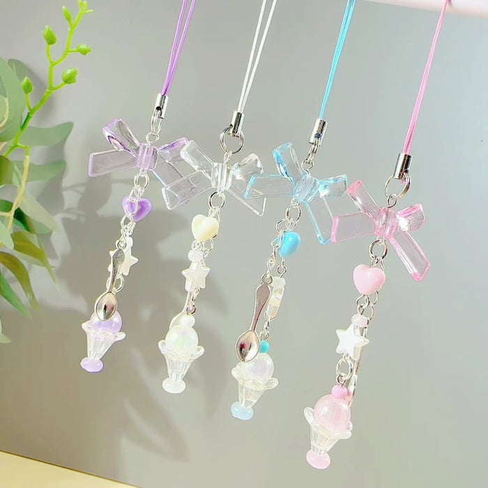Wholesale Bow Keychain Mobile Phone Pendant Chain Backpack Decorative Pendant